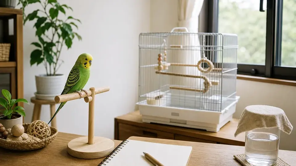 インコを飼う前に確認したいケージと部屋の安全チェック